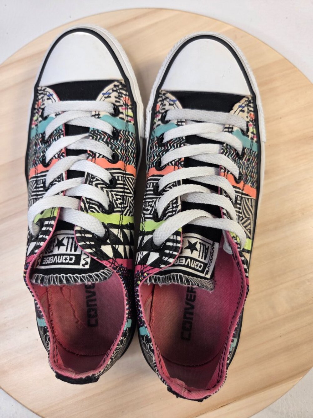 Converse Chuck Taylor All Star Hyperculture B&W Sneakers Women US 8 - Picture 8 of 12